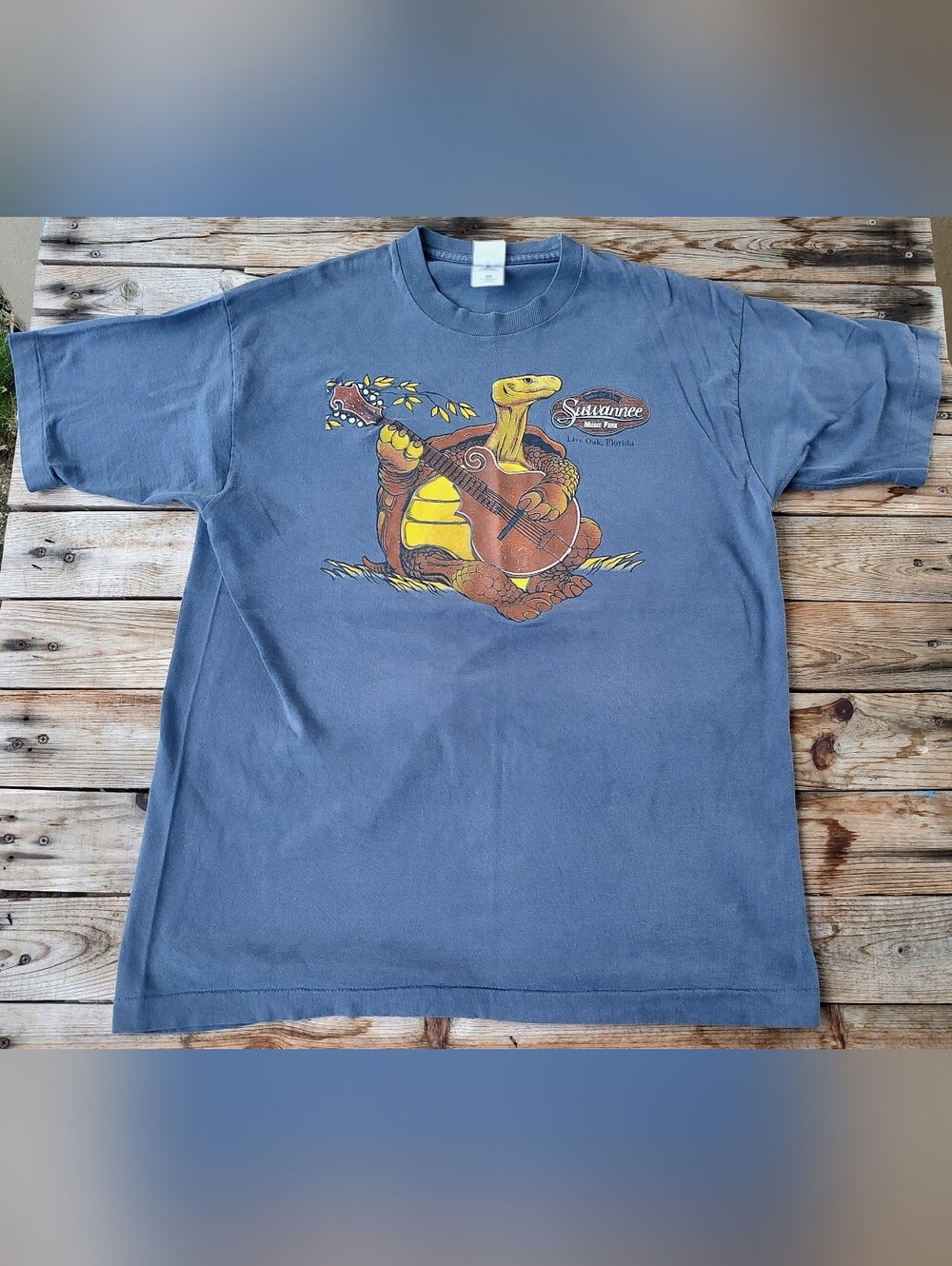 Vintage 90s Savannah Music Festival T-Shirt  made in USA  men's Size XL